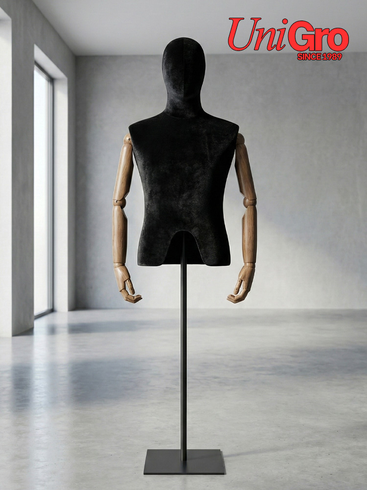 Luxury Black Linen Tailoring Form
