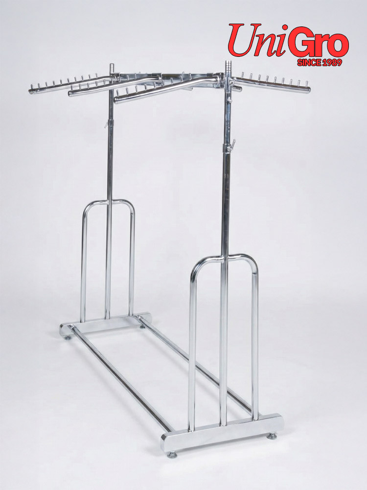 Luxury Chrome Brushed Boutique Rack