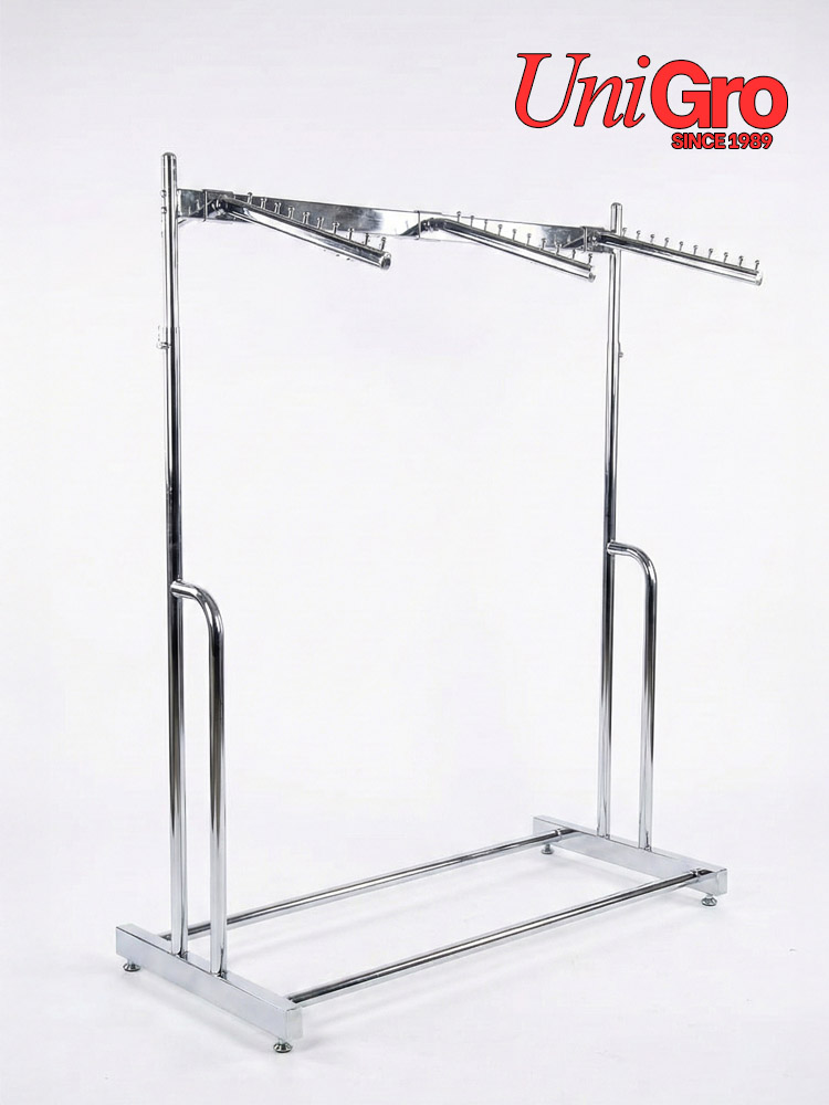 Portable Folding Showroom Clothes Rail